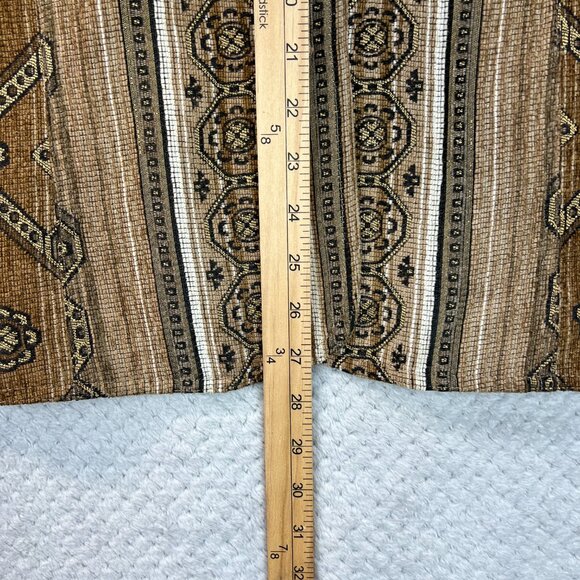 Vtg JMS Womens Tapestry Jacket Boho Southwestern Aztec Jacquard Blazer 90s - 22W - Picture 11 of 14